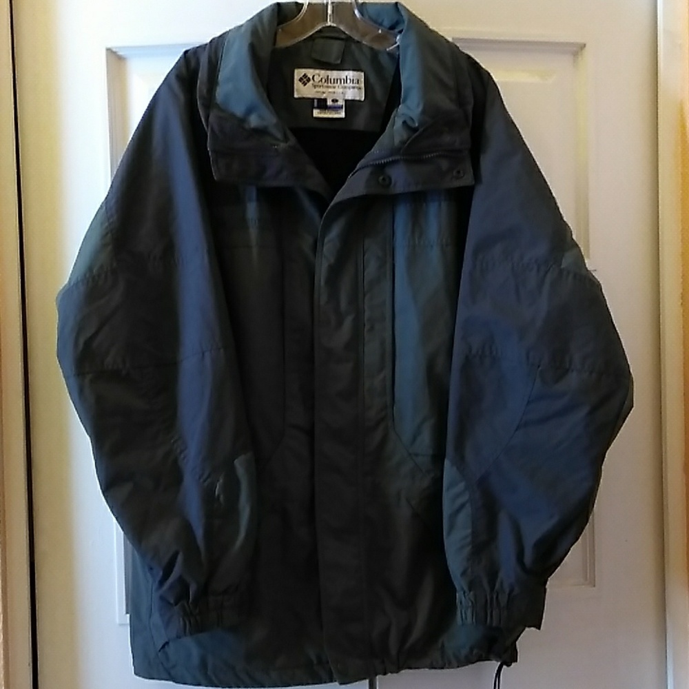 Columbia Jacket Parka Army Green Men Sz L